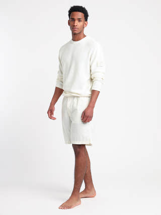 Stone Island White Swim Trunks