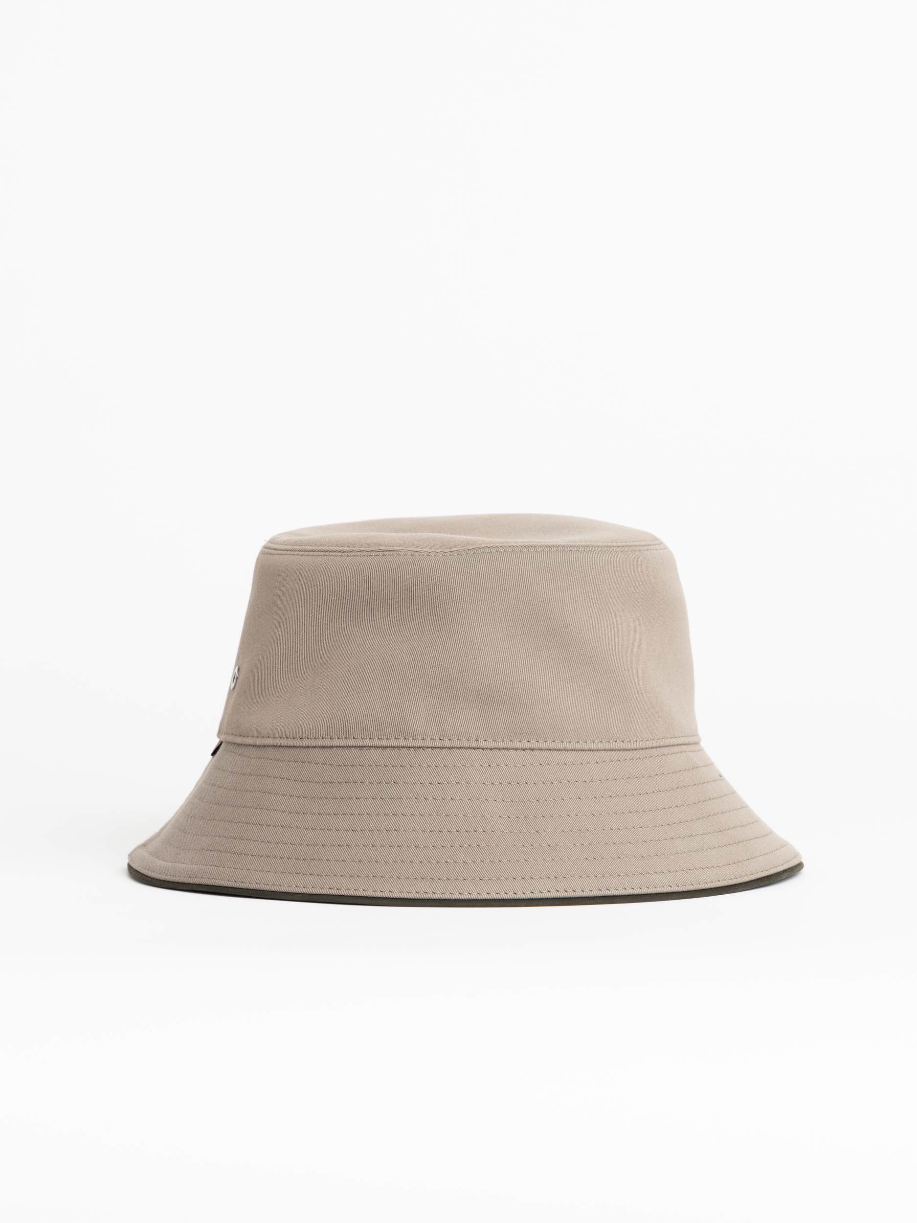 Brown Cotton-Wool Bucket Hat