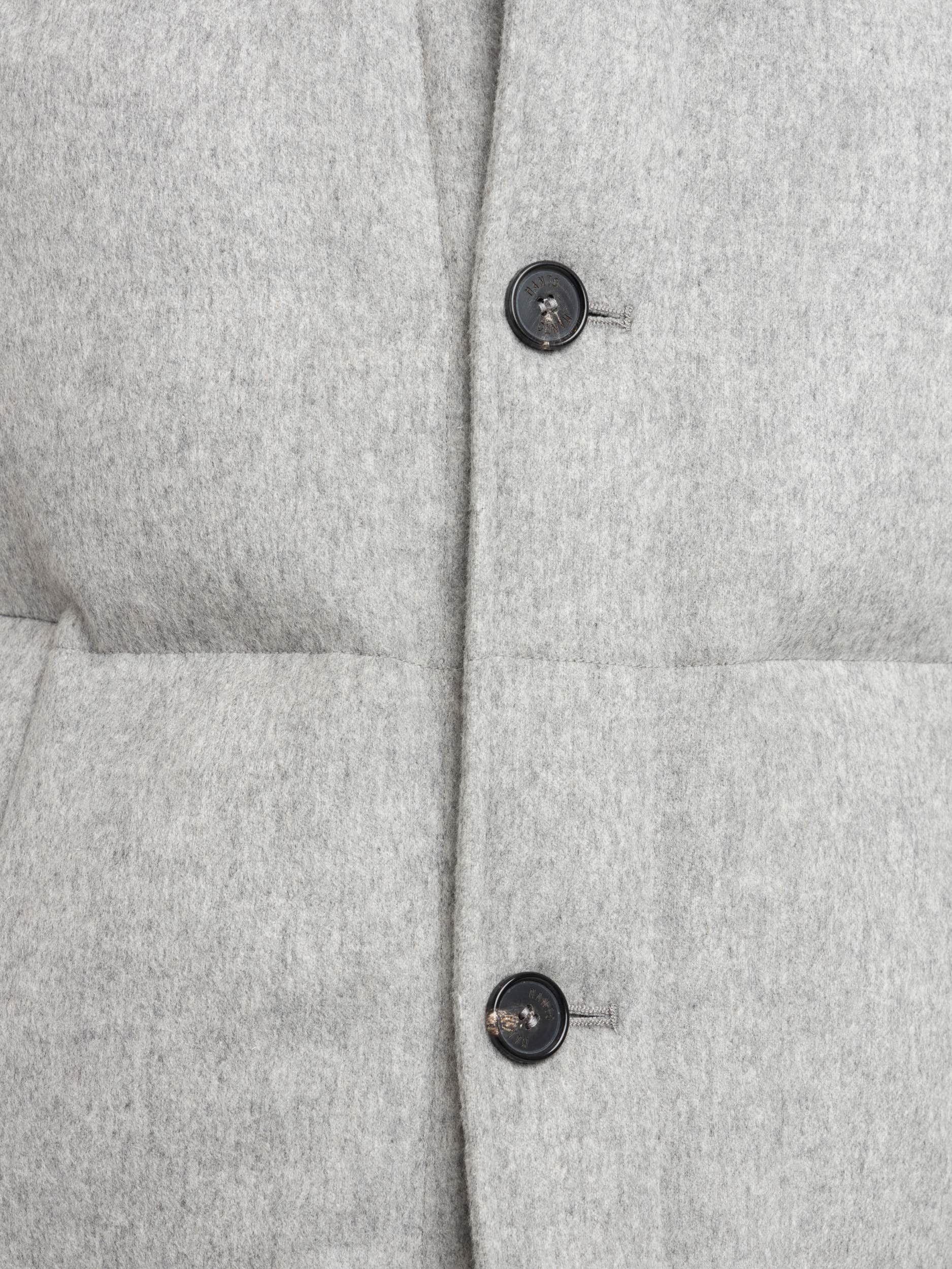 Light Grey Cashmere Down Puffer