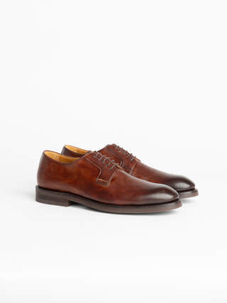 Magnanni Mid Brown Leather Lanai Derby