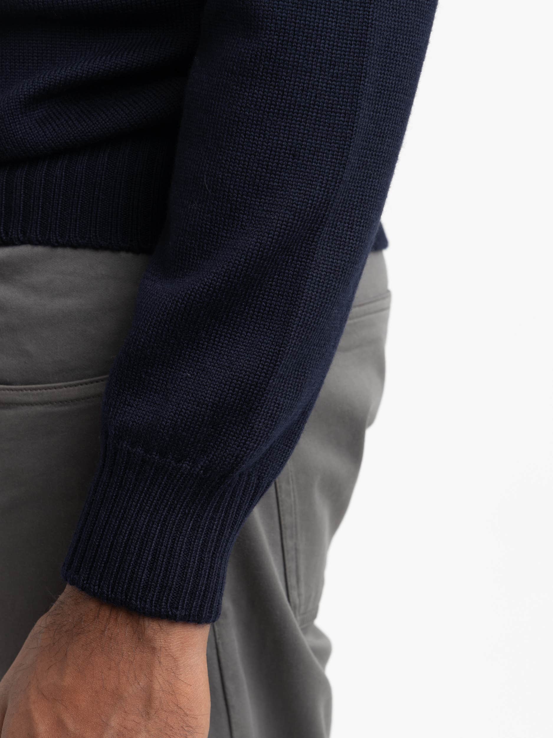 Navy Rollneck Sweater