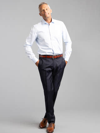Stenströms Light Blue Slimline Dress Shirt