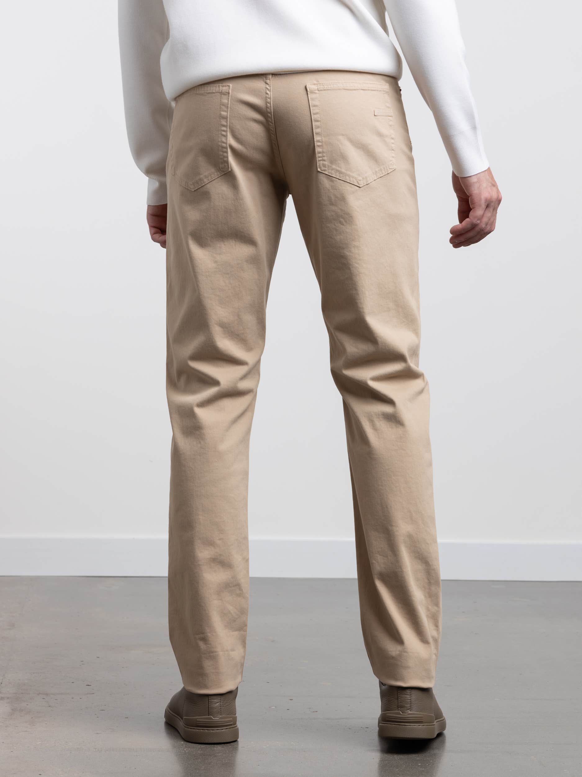 Light Beige Stretch Roccia Jeans