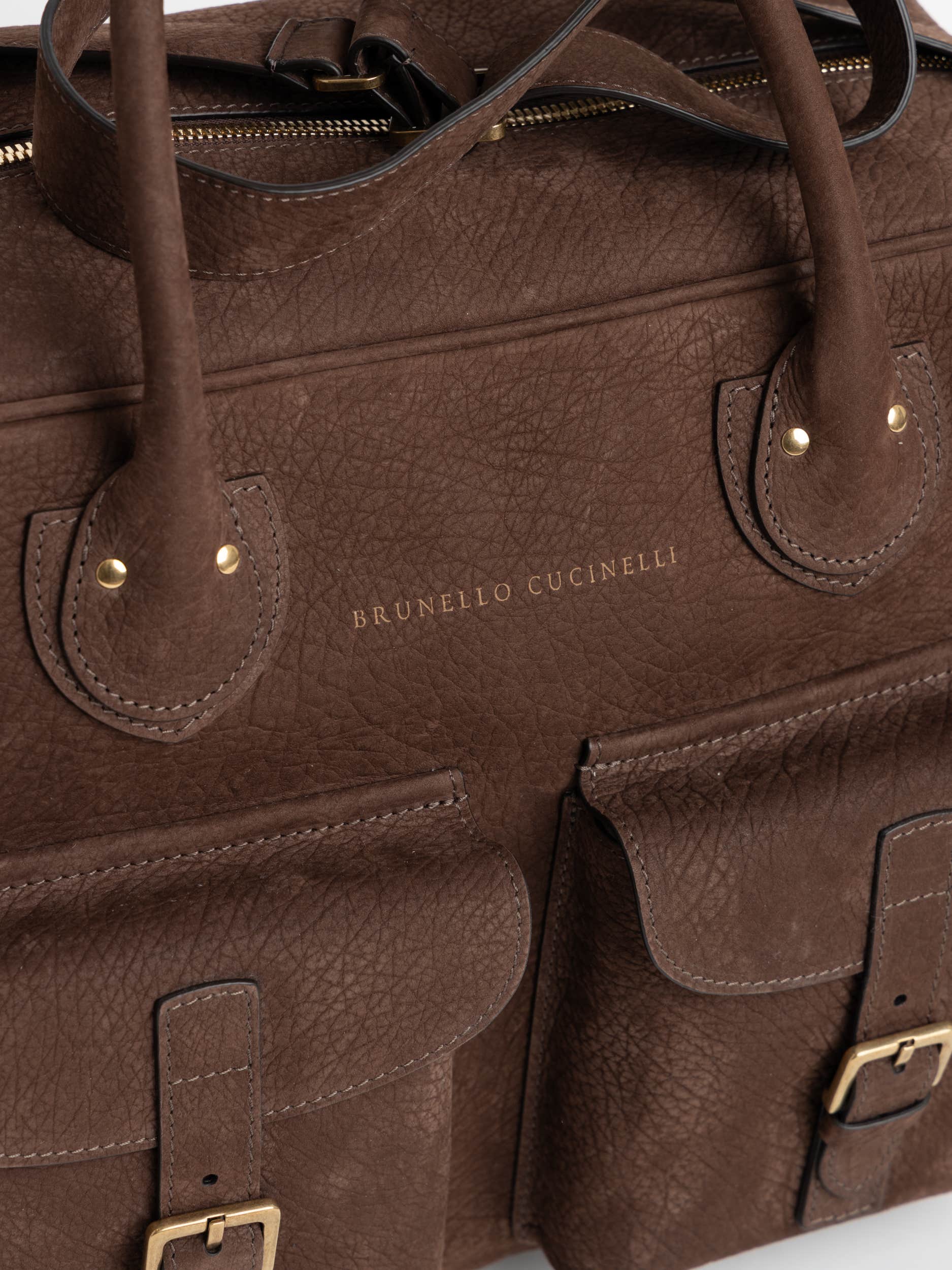 Brown Leather Travel Bag