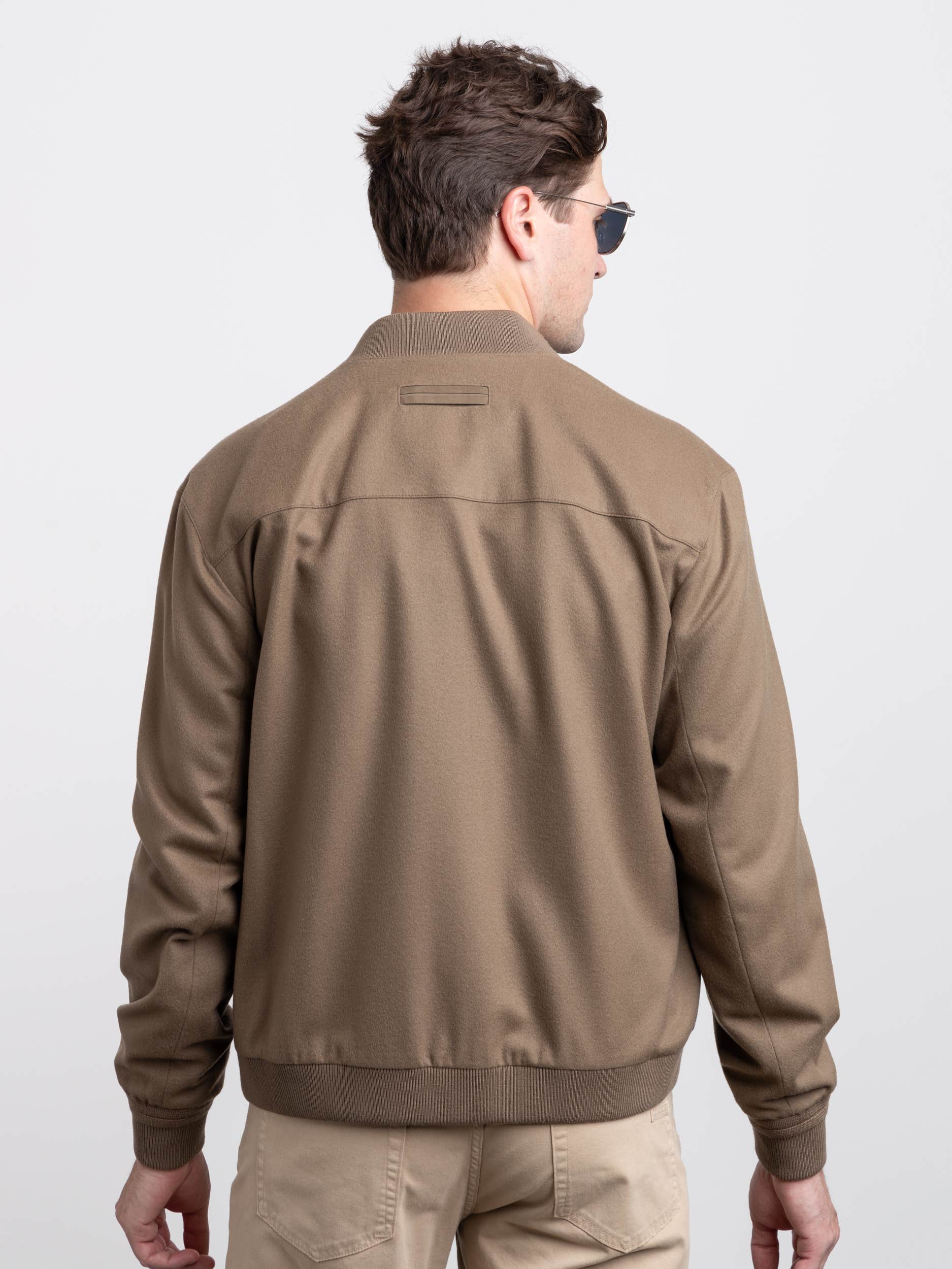 Brown Oasi Cashmere Elements Bomber