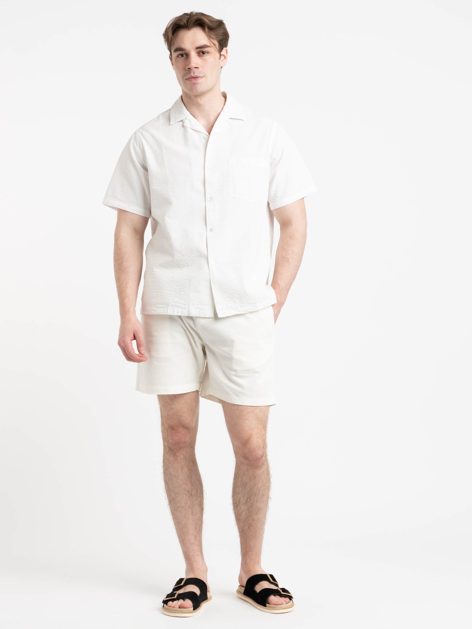 White Corduroy Shorts