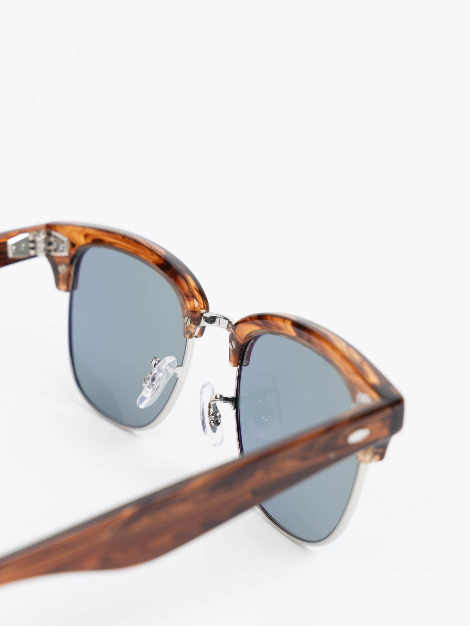 Brown Print Mr. Brunello Sunglasses