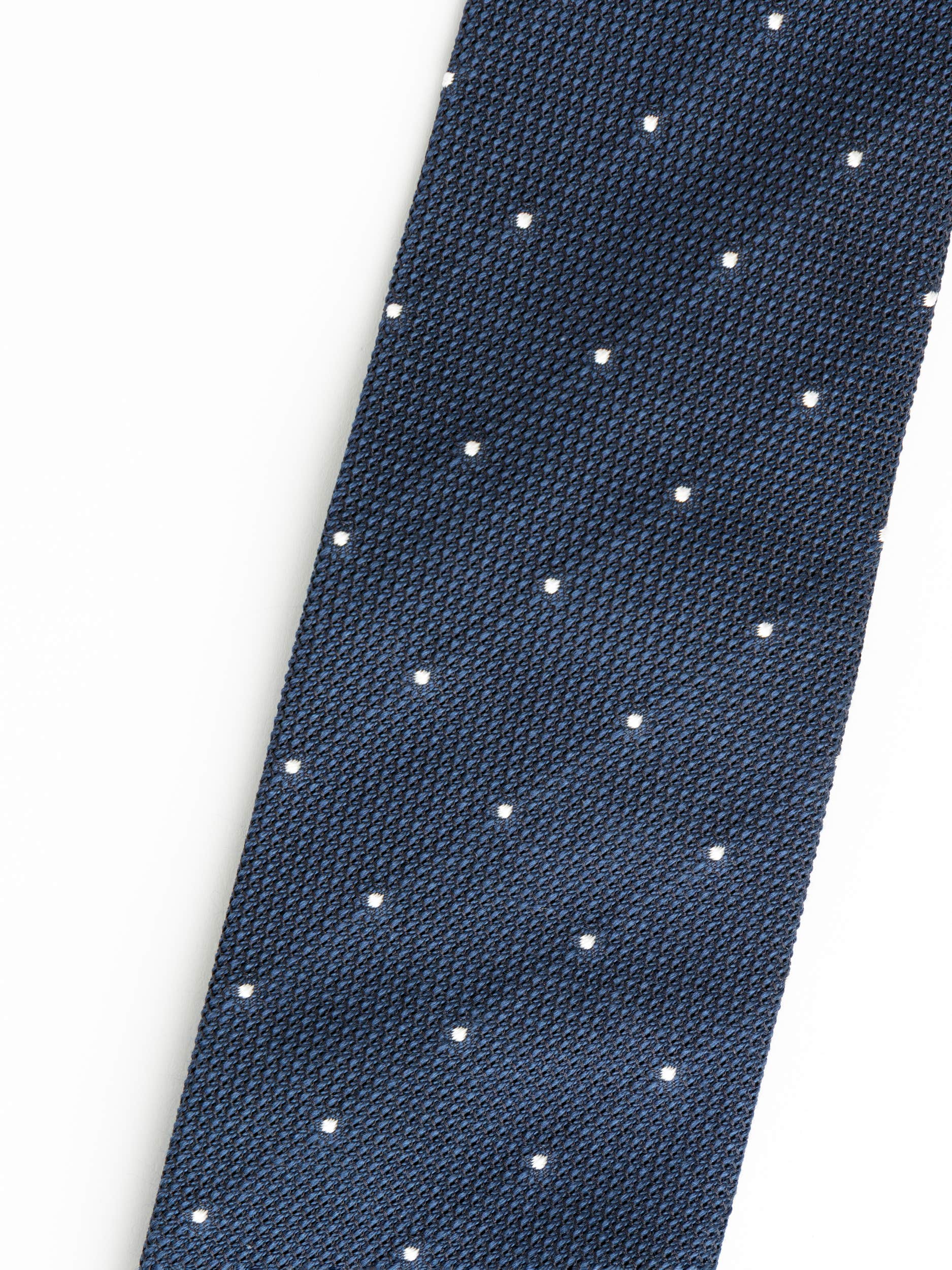 Blue/White Dotted Tie