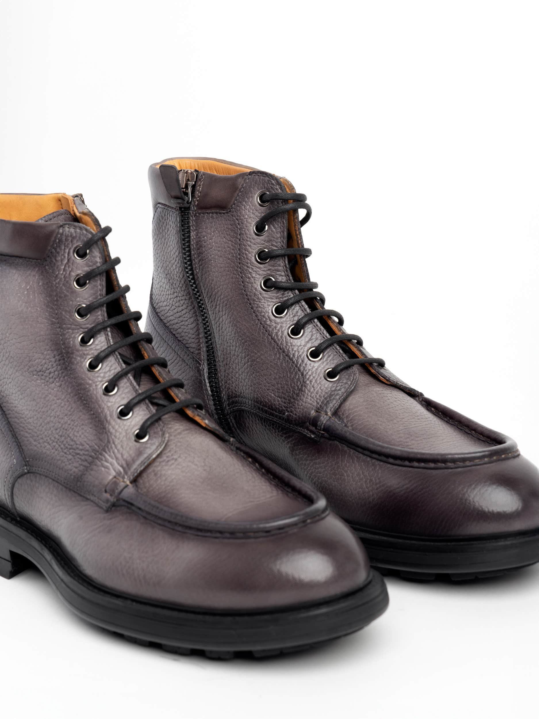 Purple Leather Montana V Boot