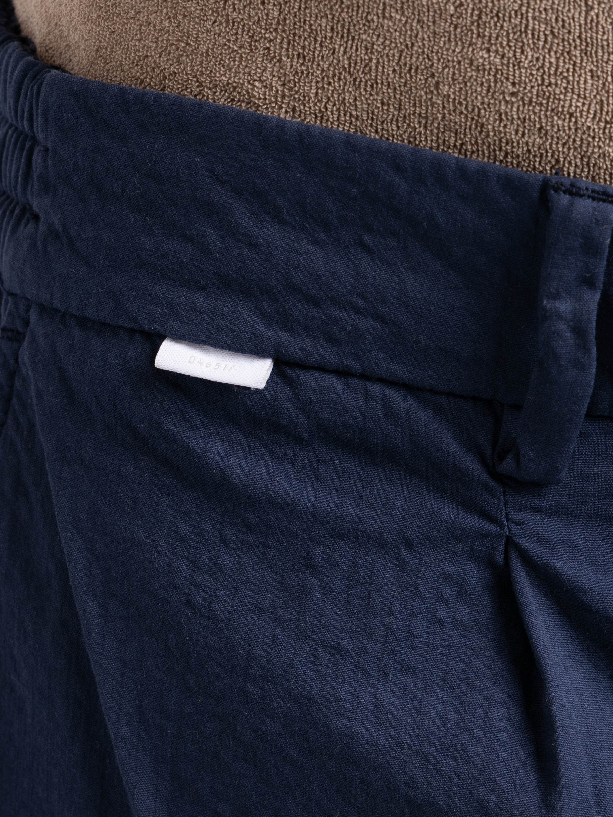 Navy Cotton Weiss Trouser