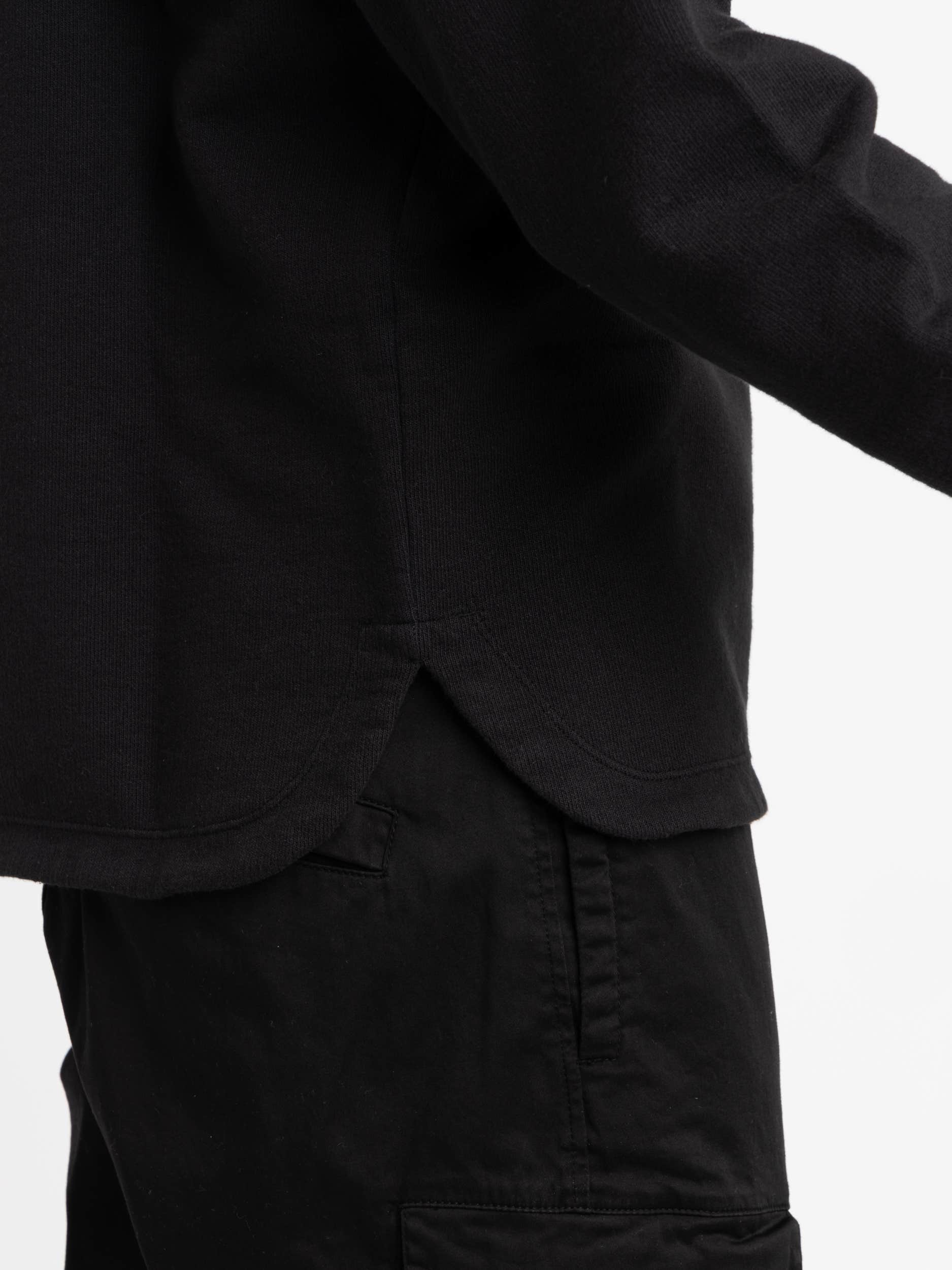 Black Half-Zip Sweatshirt