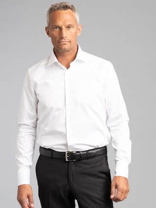 Stenströms White Slimline Dress Shirt