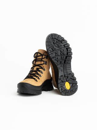 Common Projects Cognac Brown Suede Hiking Boots