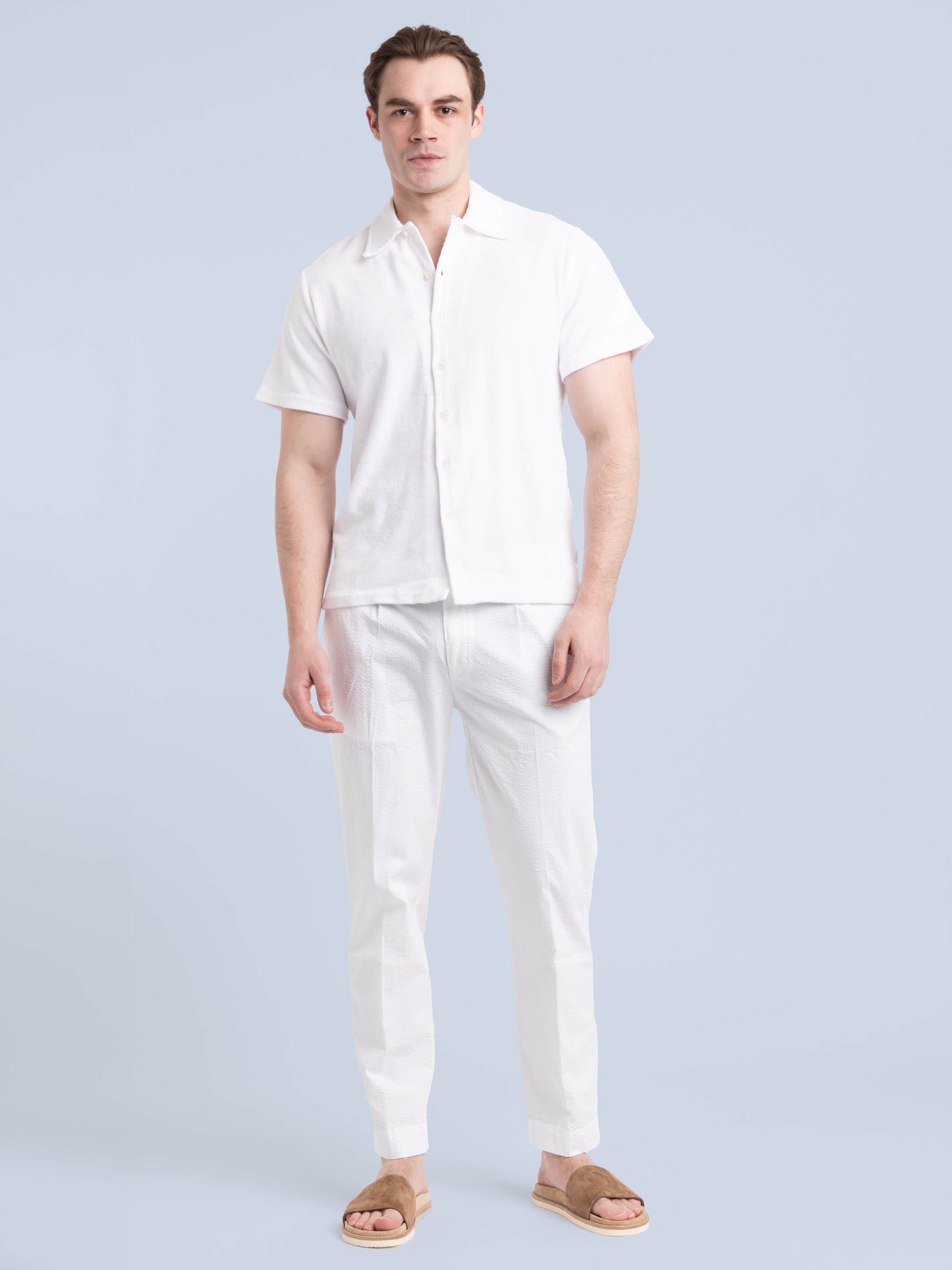 White Terry Shirt