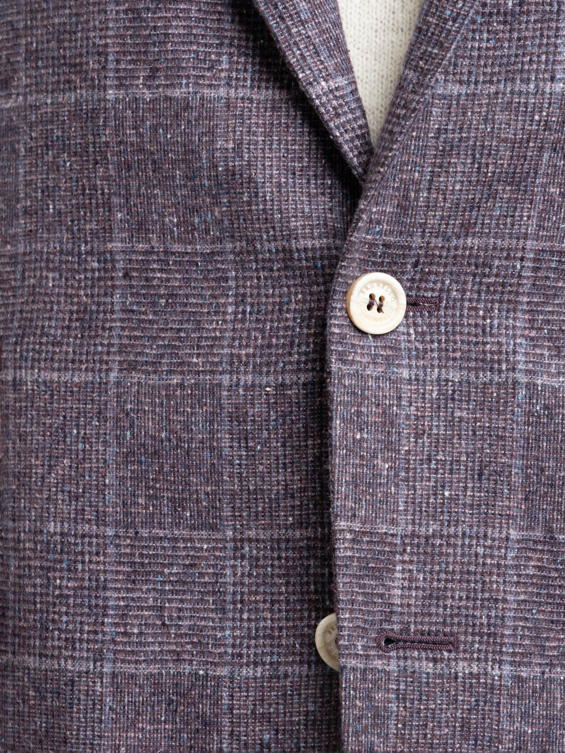 Iris Purple Silk-Wool-Cashmere Sport Jacket