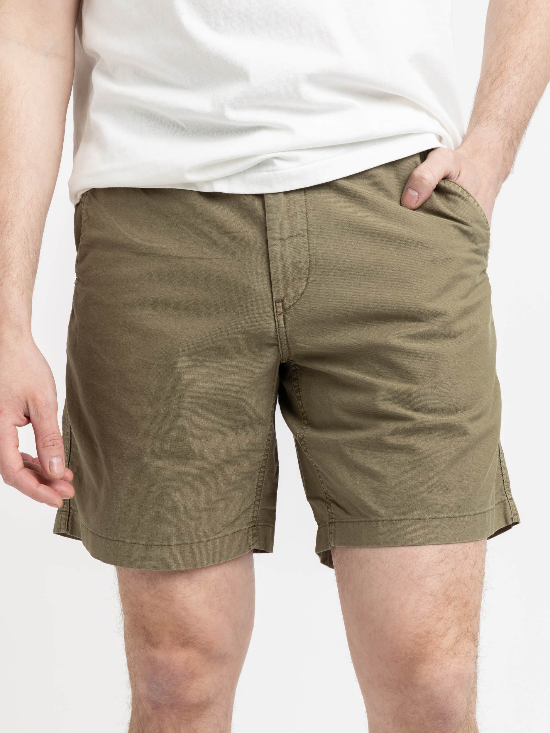 Olive 8-Inch Polo Prepster Oxford Short