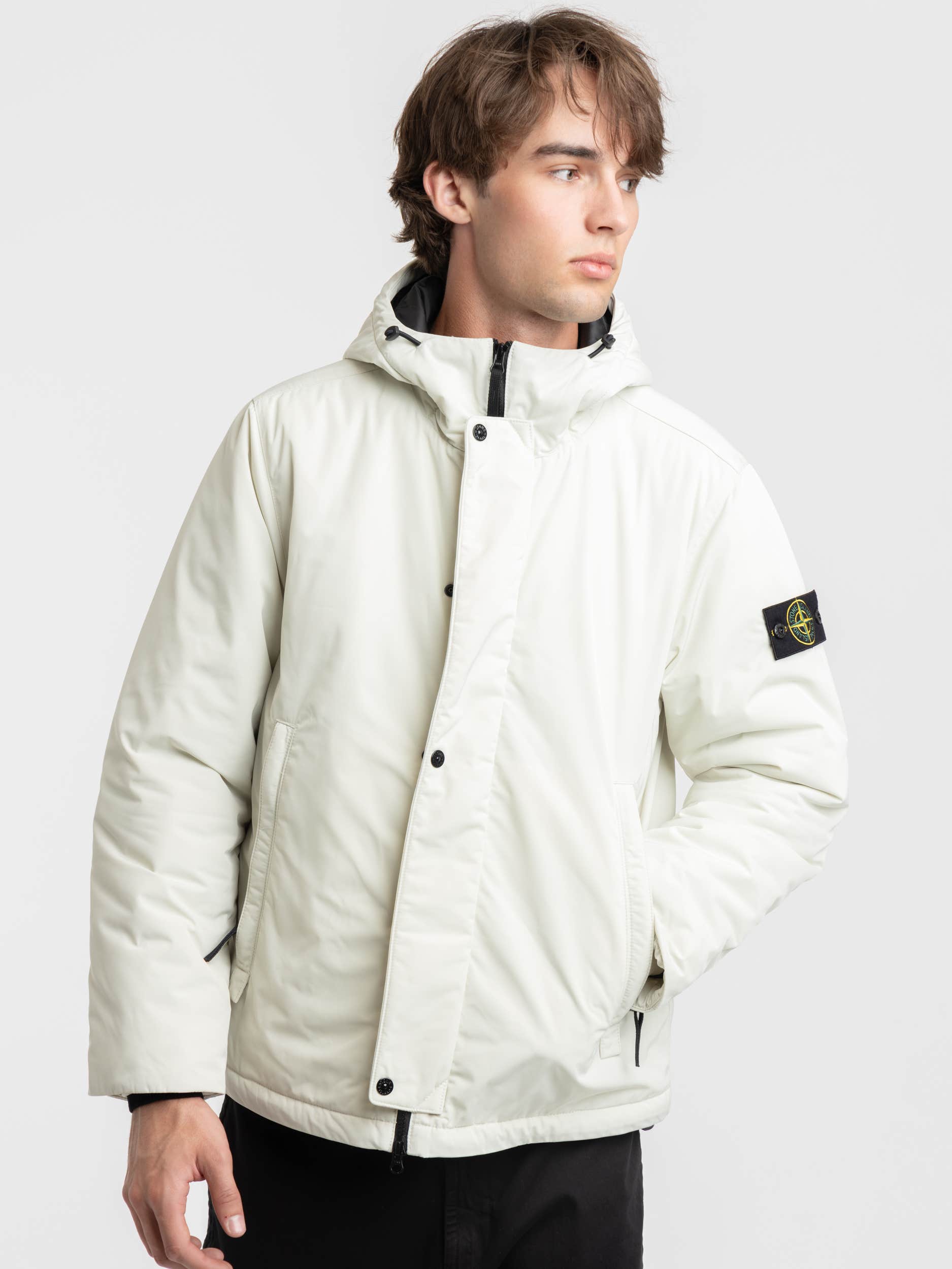 Giubbotto White Micro Twill PrimaLoft® Jacket