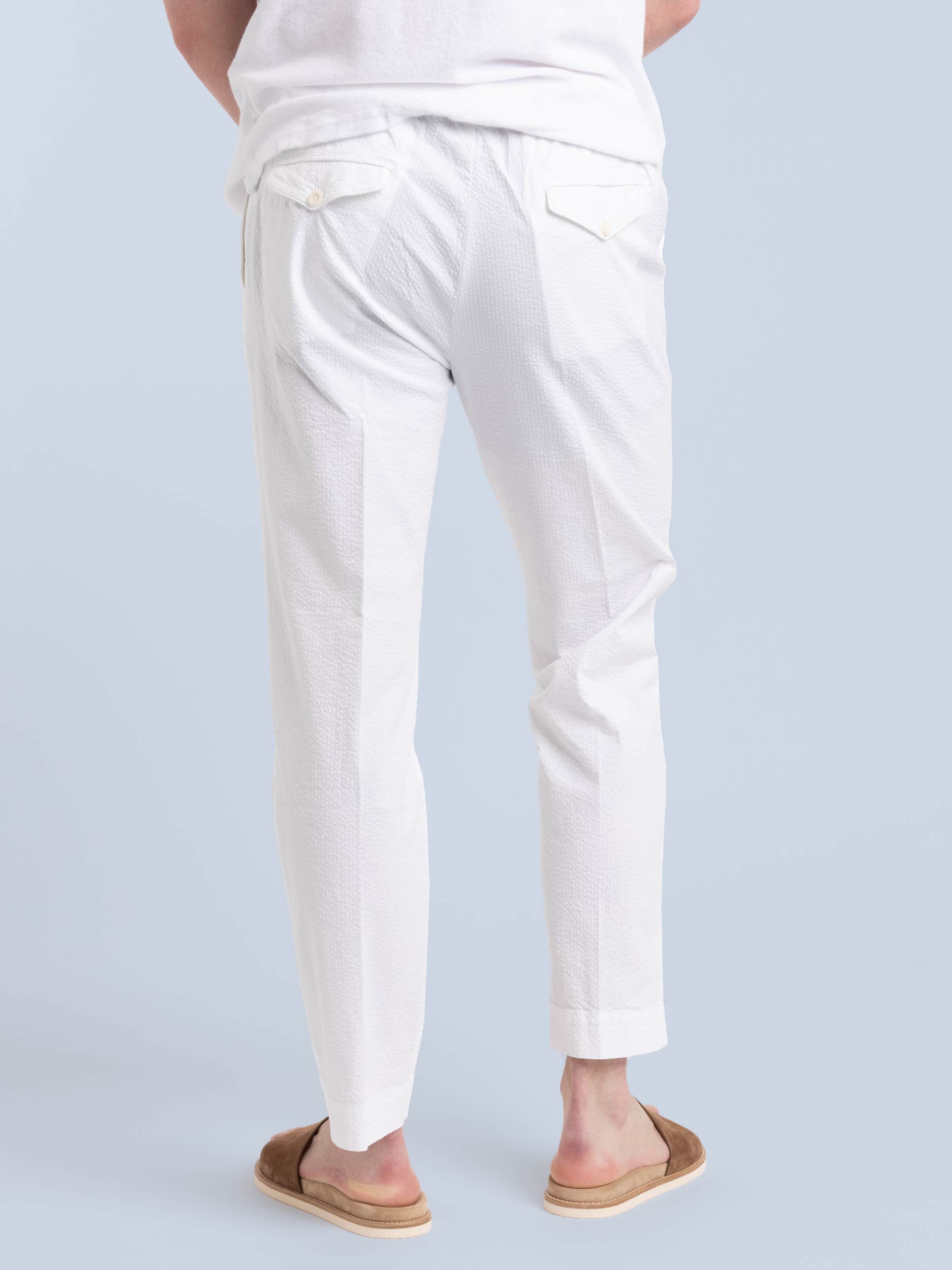 White Cotton Weiss Trouser