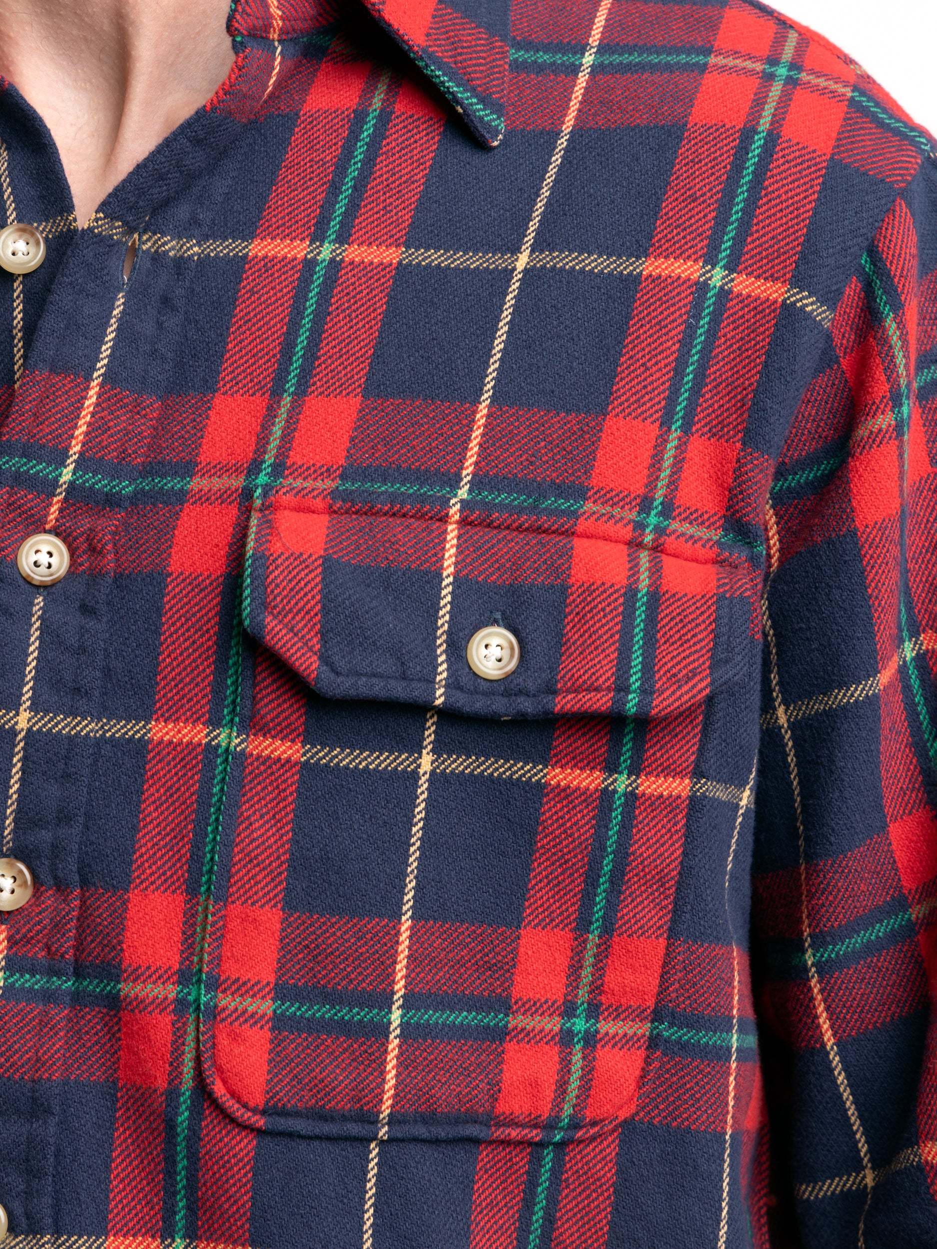 Classic fit plaid workshirt best sale