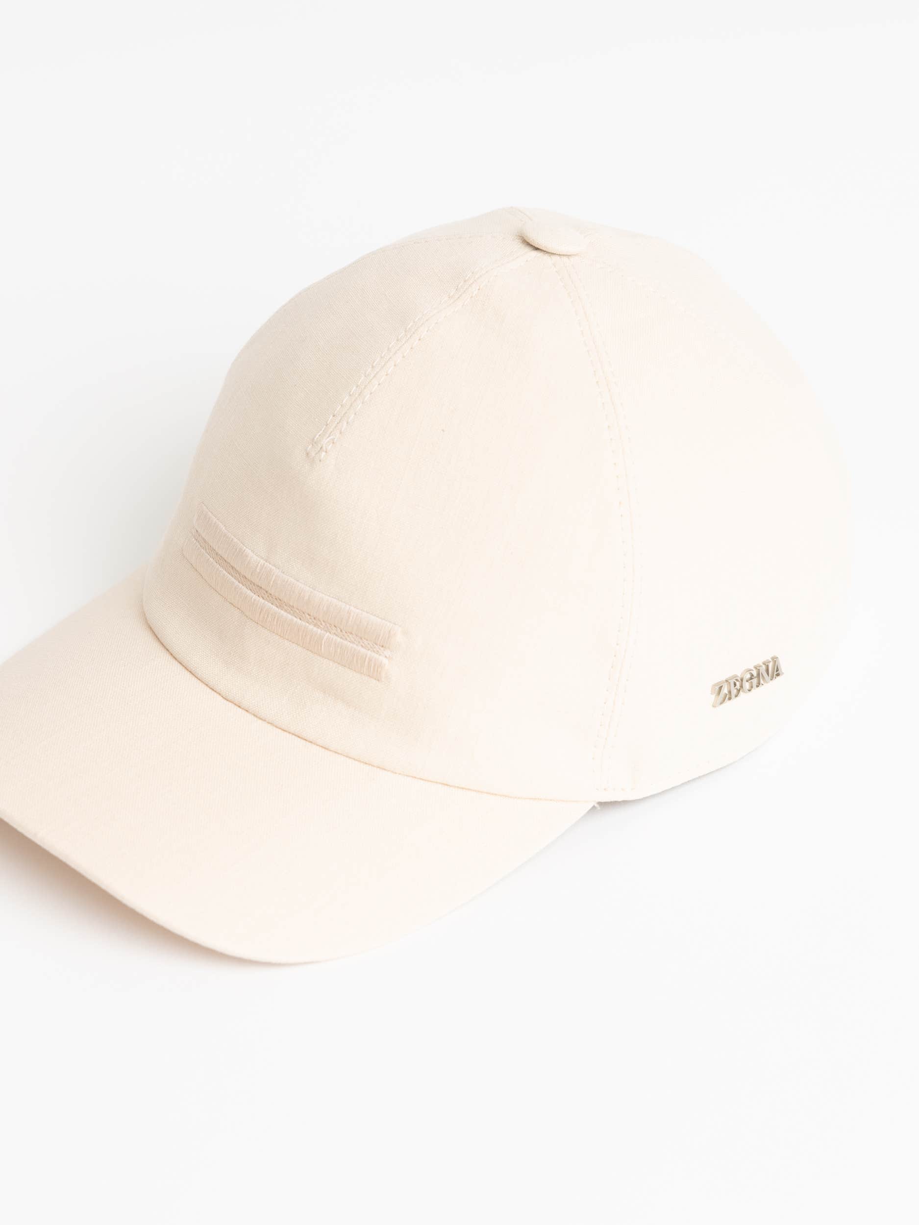 Off-White Oasi Lino Baseball Cap